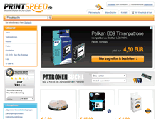 Tablet Screenshot of print-speed.de